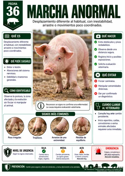 Página 36 — Marcha anormal